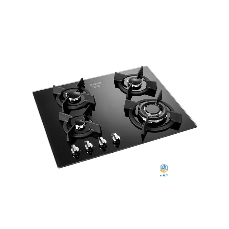 گاز صفحه ای استیل البرز مدل g4602 شیشه ای