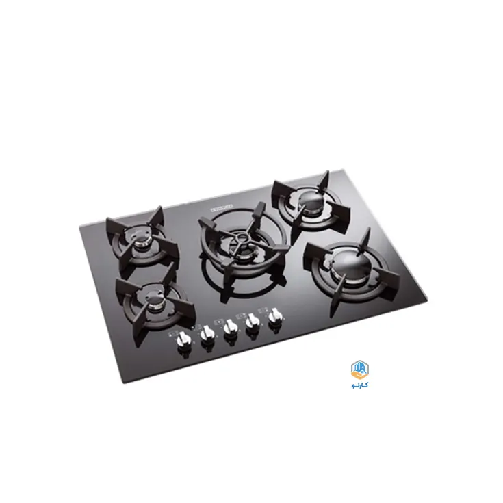 گاز صفحه ای استیل البرز مدل g5703 شیشه ای