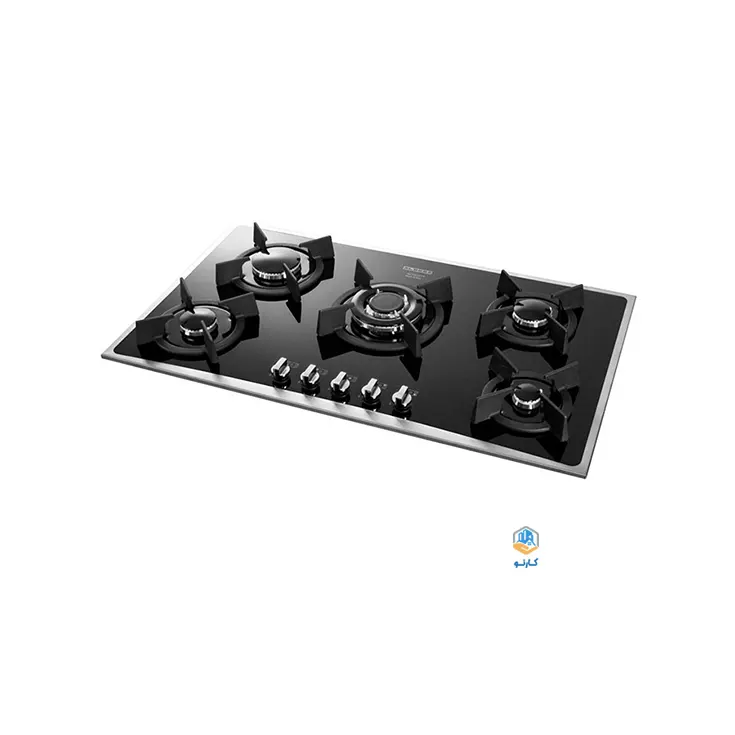 گاز صفحه ای استیل البرز مدل g5904s شیشه ای